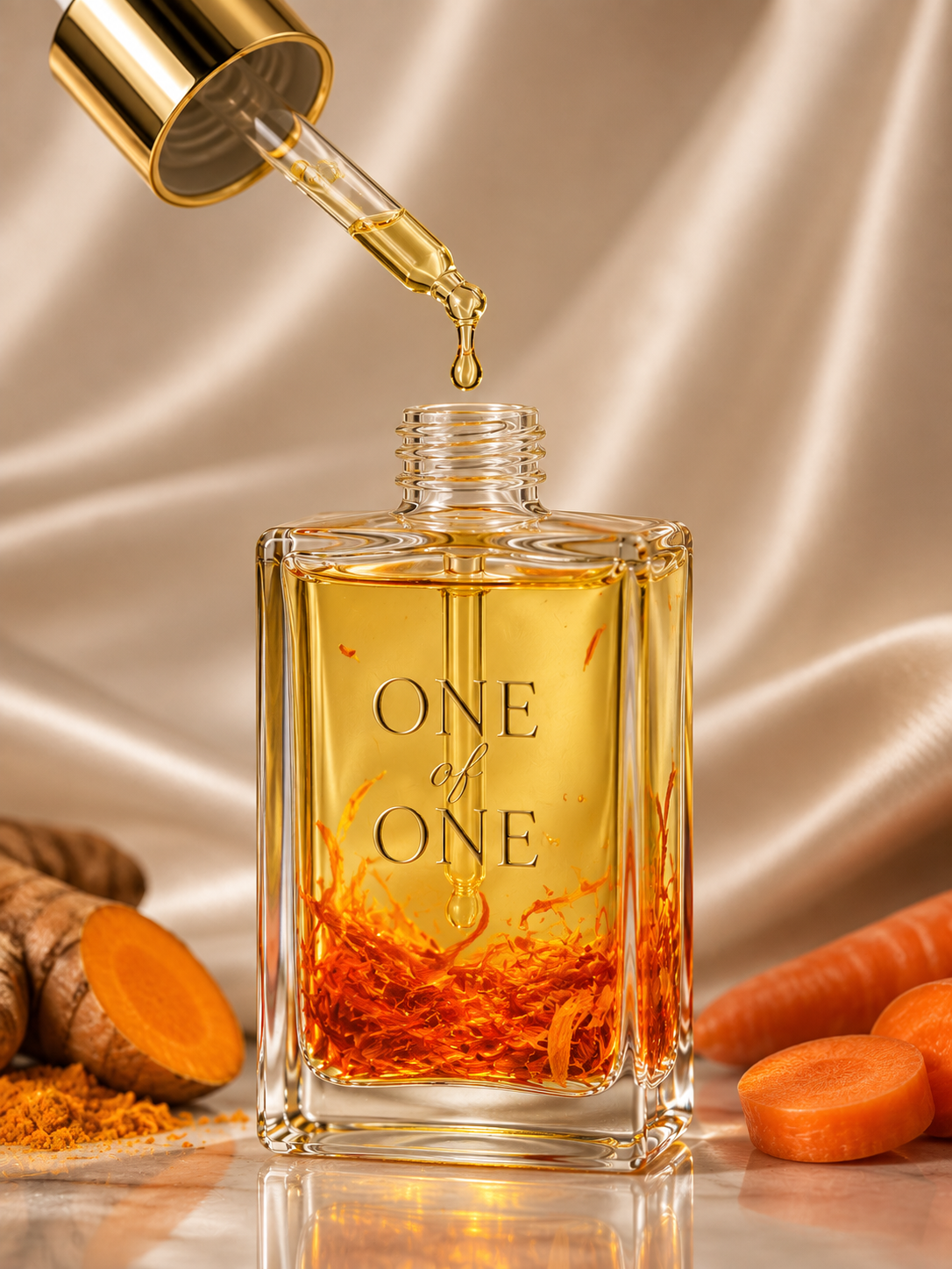 *One of One Tumeric + Carrot + Kogic Acid Brightening Oil