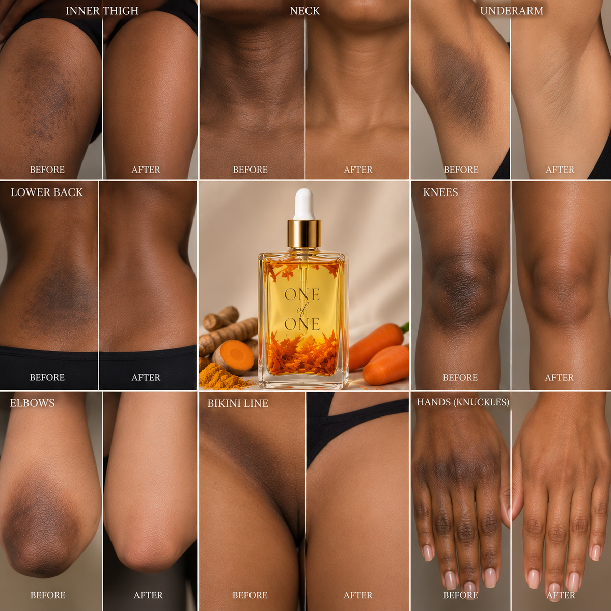 *One of One Tumeric + Carrot + Kogic Acid Brightening Oil