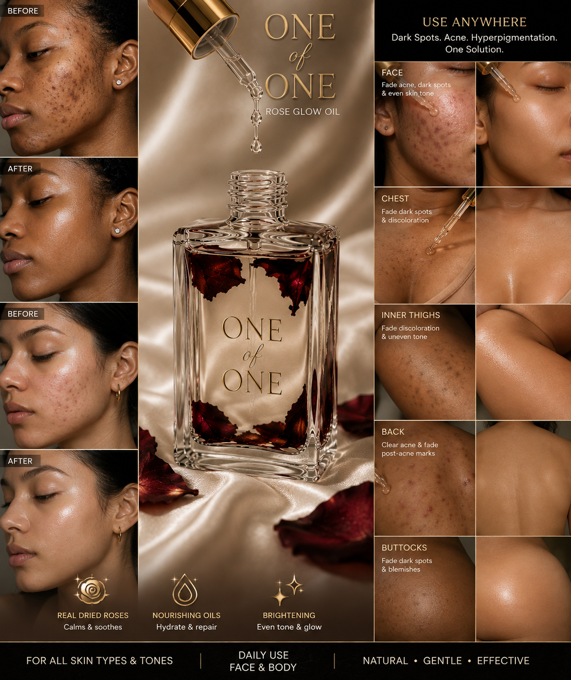 One of One Rose Glow Oil